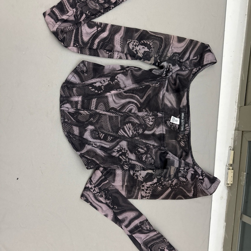 Urban Outfitters Monochrome Patterned Top